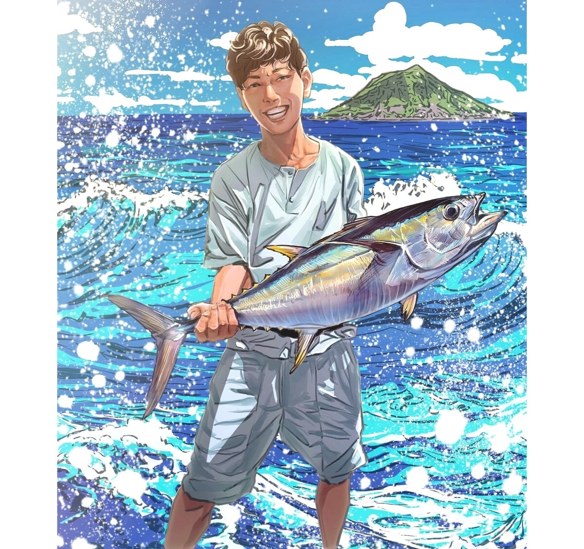 お写真をちょっとマンガちっくにお描きします お祝いのプレゼント、アイコン、ポスターなどにどうぞ！ イメージ9