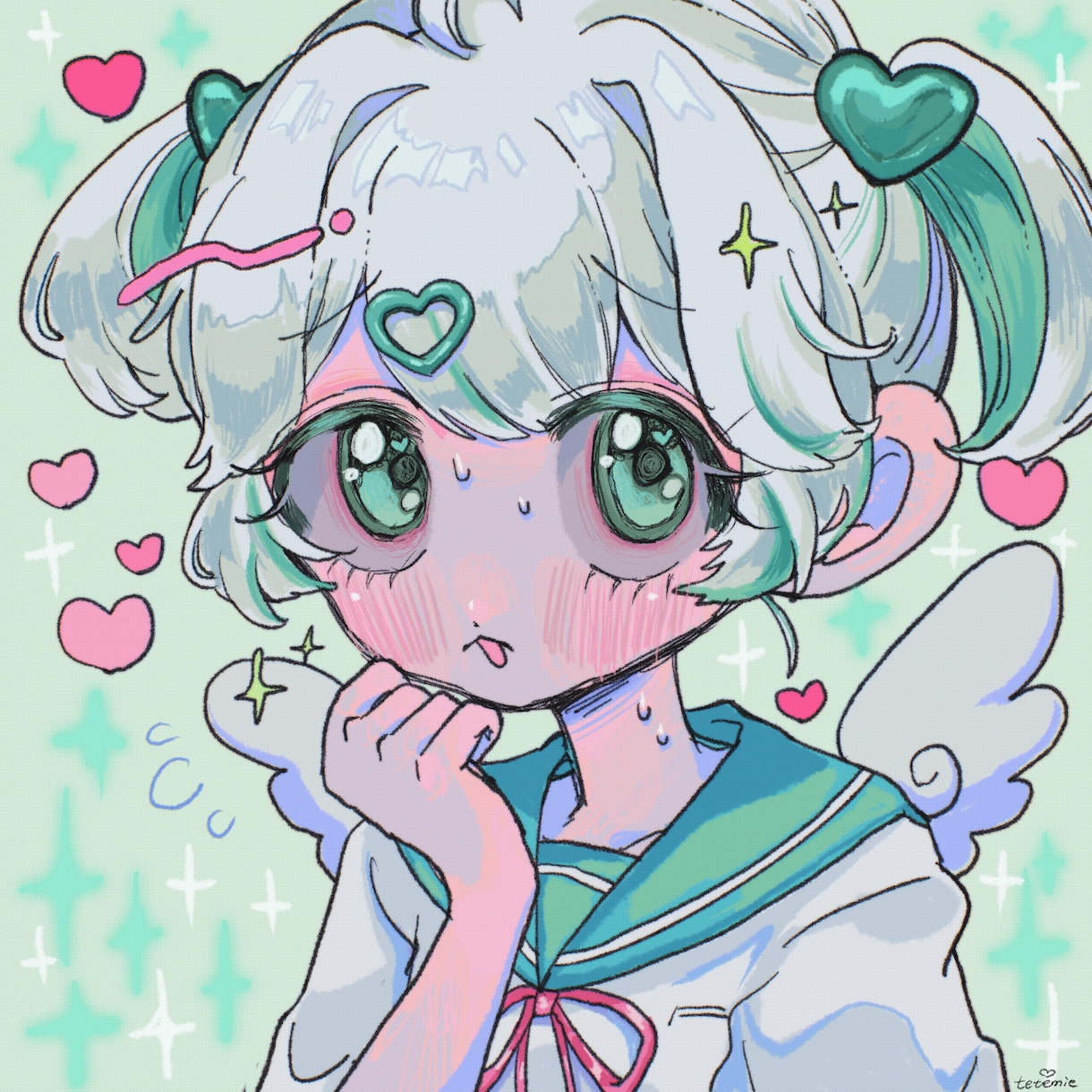ぱっと目を惹くカワイイアイコンを描きます かわいいもかっこいいも「このアイコン顔がいいな」と思わせます イメージ3
