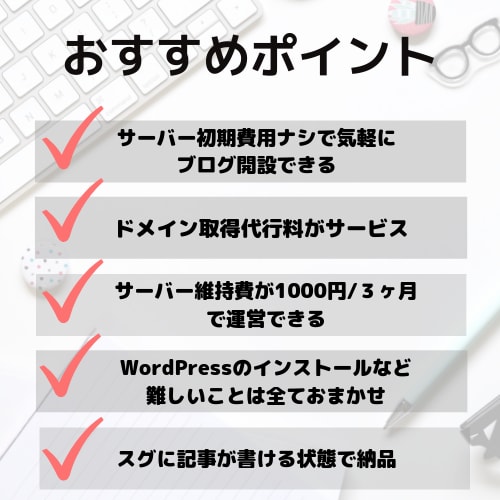 超初心者向け！WordPressでブログ作成します とにかく「格安で」「手間無く」ブログを始めたい方 イメージ2