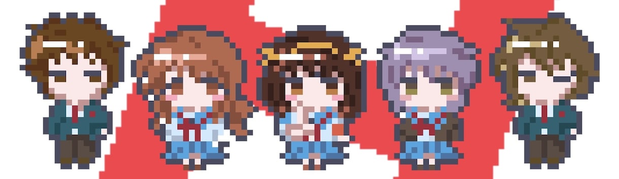 デフォルメドット絵描きます かわいいSDキャラ・ミニキャラのドット絵を作成します イメージ2