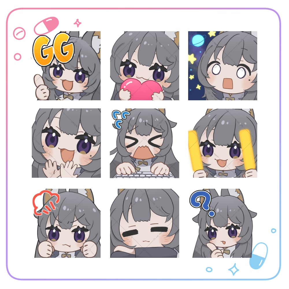 配信で使える！アニメーションスタンプを制作します Twitchで使えるアニメーションスタンプです イメージ2