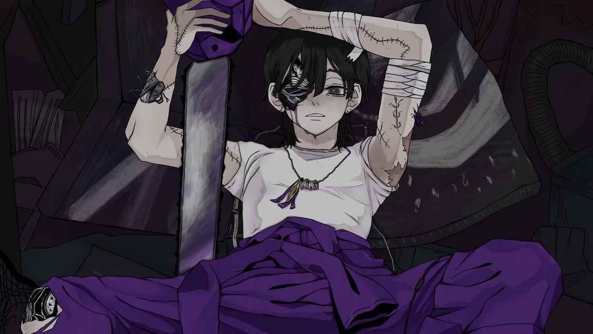 歌ってみた・MV用イラストをお描きします 手・耳・細部・キャラへのこだわりをお聞かせください！ イメージ2
