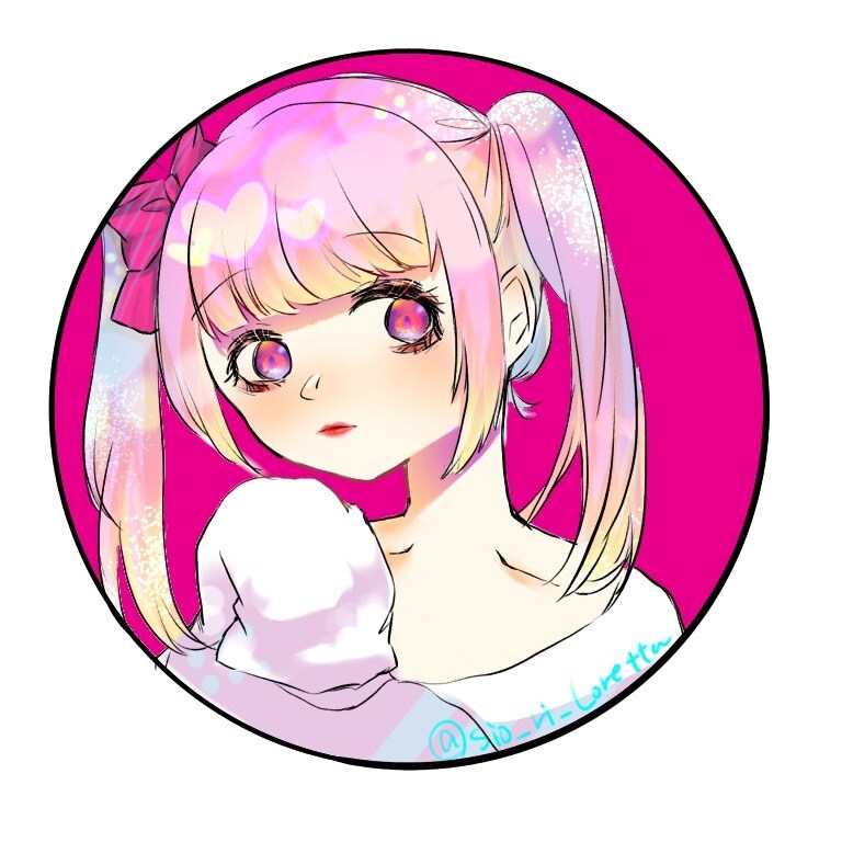 綺麗！キラキラ┊︎あなただけの女の子お描きします SNS映え！？綺麗なあなただけの女の子 イメージ2