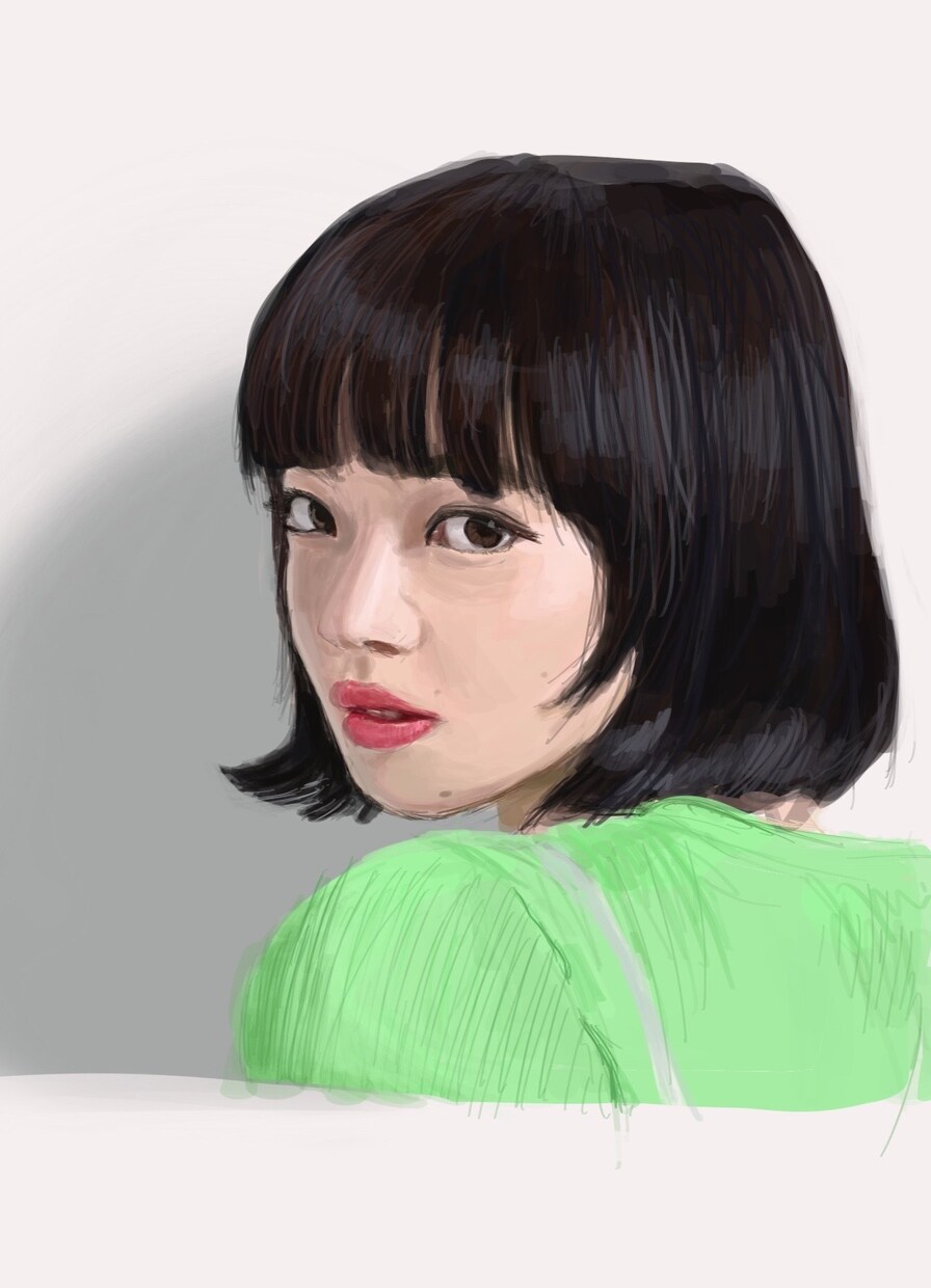 綺麗、おしゃれな似顔絵【写真を参考に】描きます SNSアイコン、プレゼント、ウェルカムボードにも♫ イメージ1