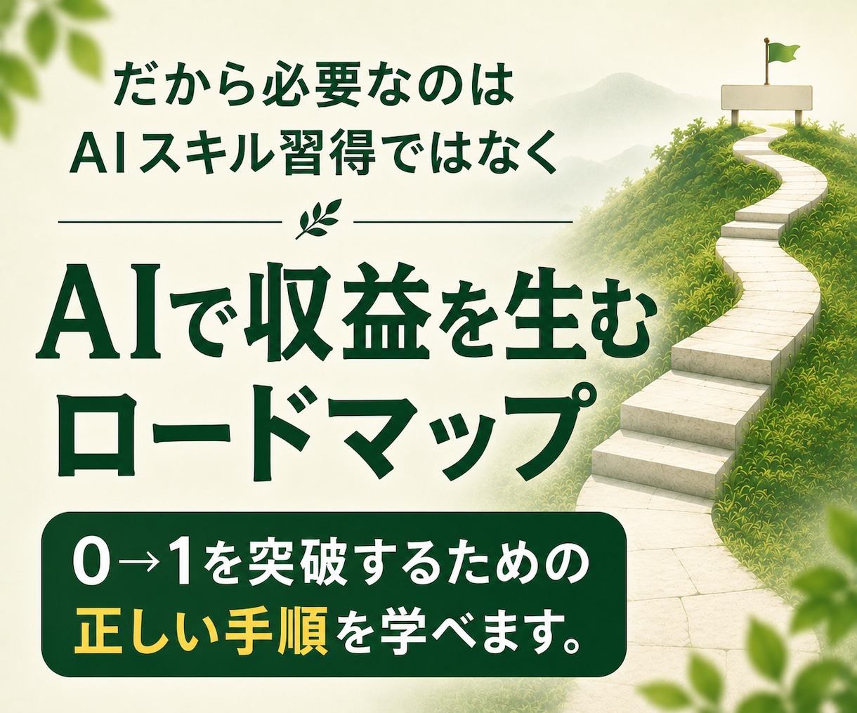 ChatGPTを活用した収益化の考え方を教えます 未経験・初心者から収益化を目指す、AI副業ロードマップ イメージ3