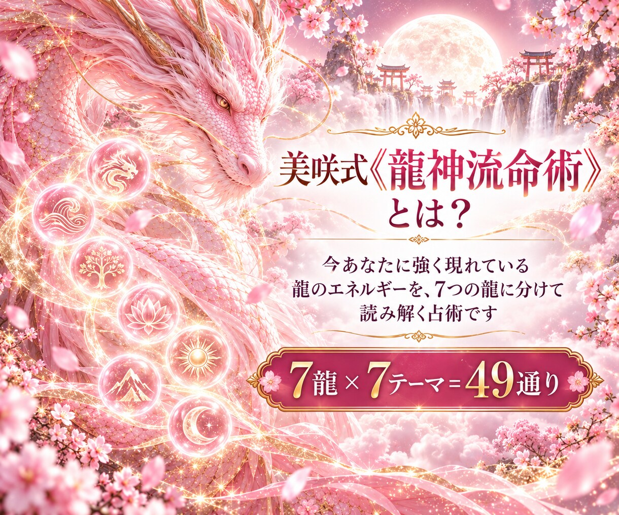龍神様から今必要なメッセージをお伝えします 七龍神流命術☆ 7龍×7テーマで運気・ご縁・転機を鑑定します イメージ4