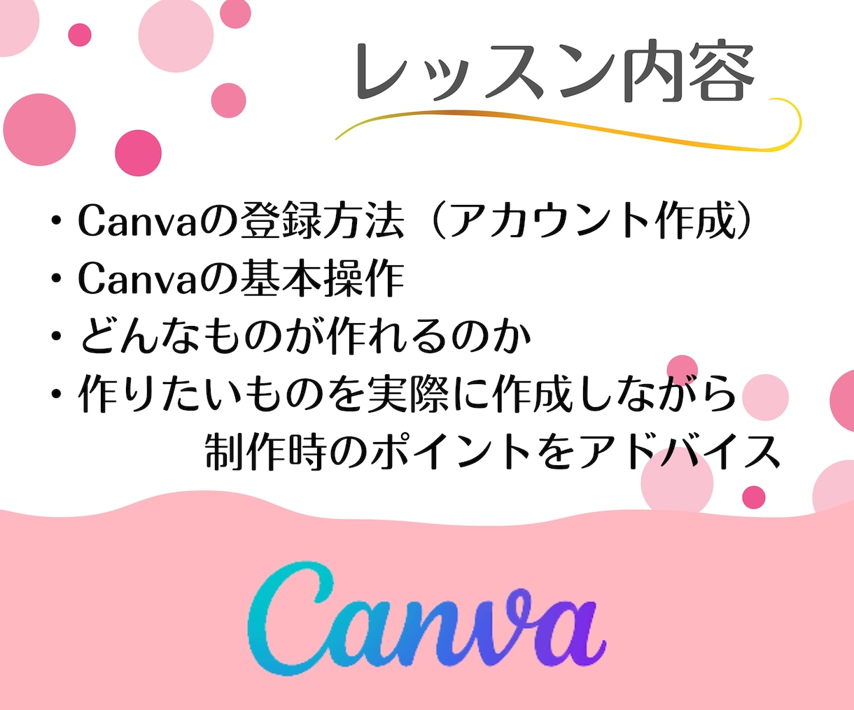 初心者さん・PC苦手さんCanva基本のき教えます 初心者・PC不慣れな方・小中高生大歓迎！すぐ使えるように！ イメージ2