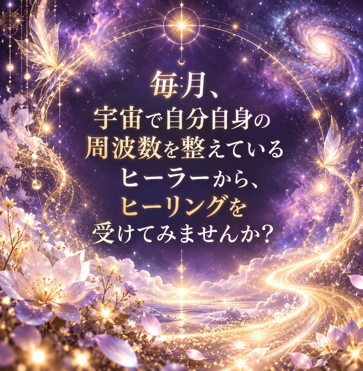 あなたのハイヤーセルフと共に、今のあなたを整えます 宇宙で毎月周波数を整えるYAEがお届けする遠隔ヒーリング イメージ1