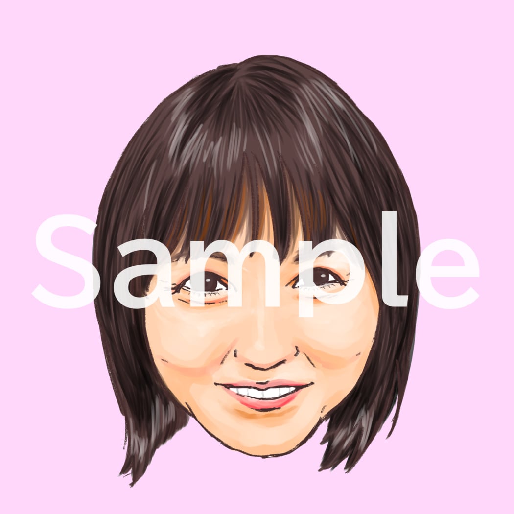 似顔絵風　ブログ・SNS等のアイコン作成します イラストの良さを残しつつ、少しリアルなイラストに仕上げます！ イメージ9