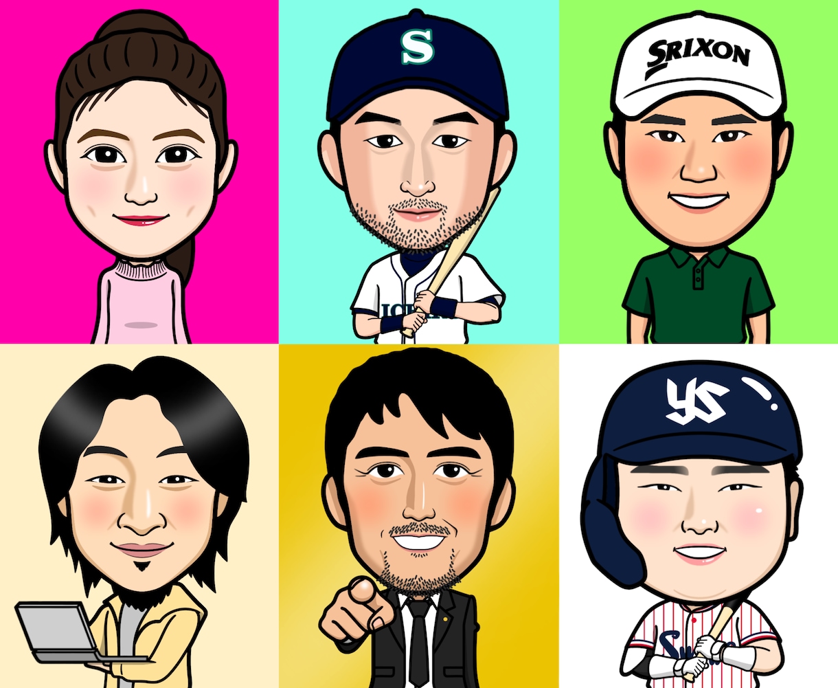 生成AIには描けないそっくりな似顔絵お描きします SNSアイコン、名刺にぴったりな似顔絵をお描きします！ イメージ2