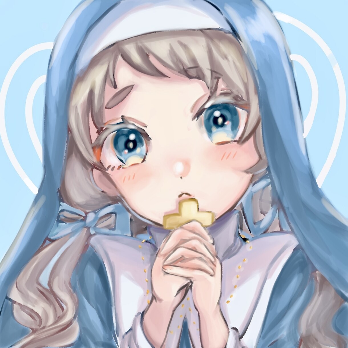 SNSアイコンイラスト描きます ふんわか可愛い女の子のイラストをお求めの方に！ イメージ1