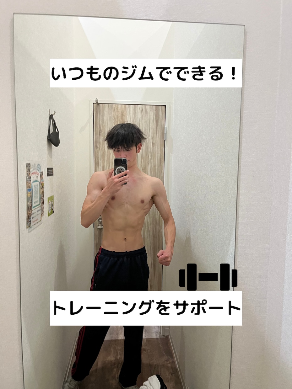 ジム初心者にプロがメニュー作成します プロのトレーナーがあなた専用のメニューを作成します イメージ1