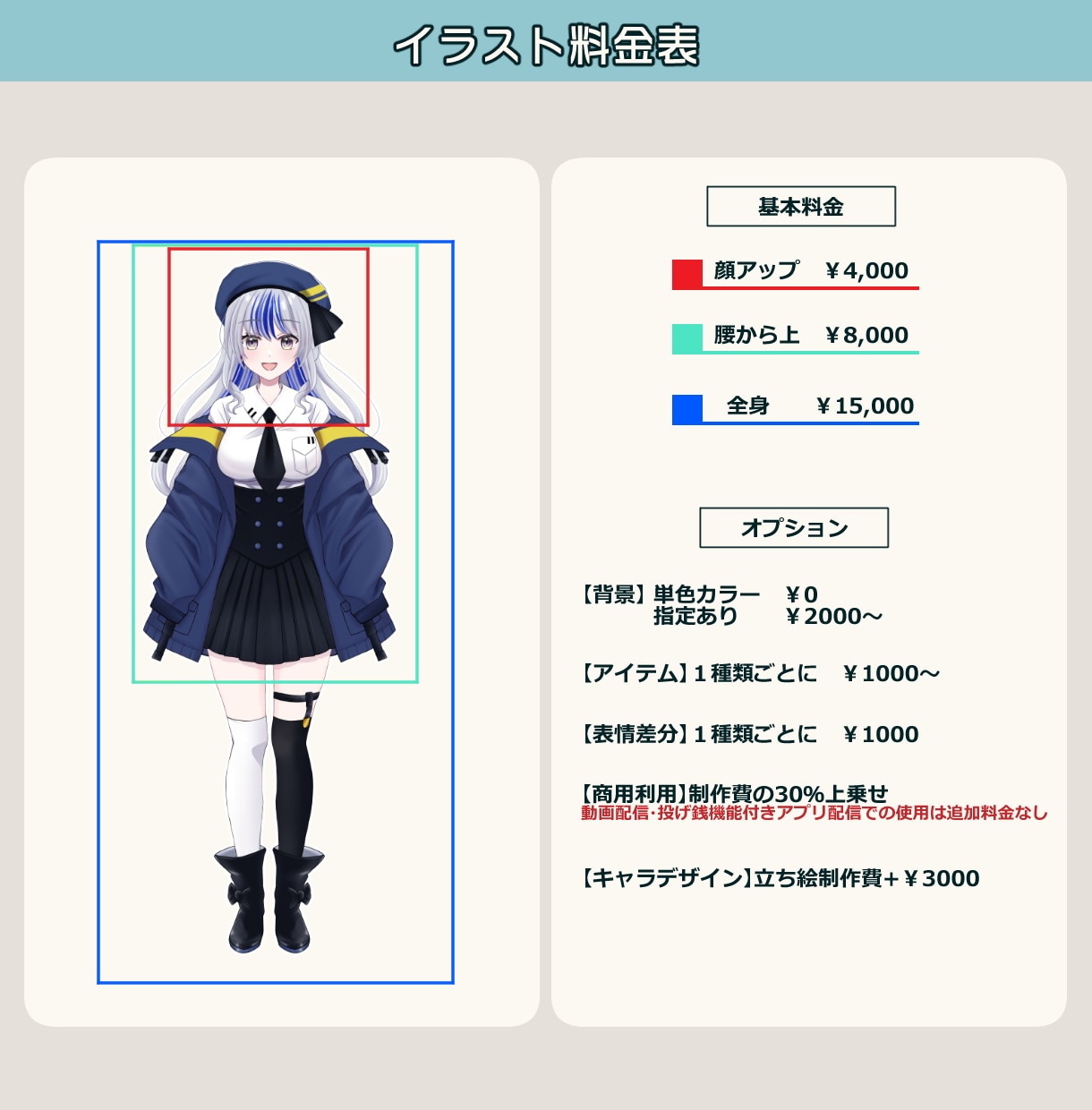 アイコン・IRIAM立ち絵・１枚絵描きます あなたのイメージを形にします。 イメージ2
