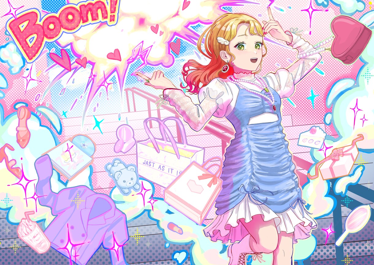 かわいいイラストを制作します かわいいイラストを制作します。 イメージ1