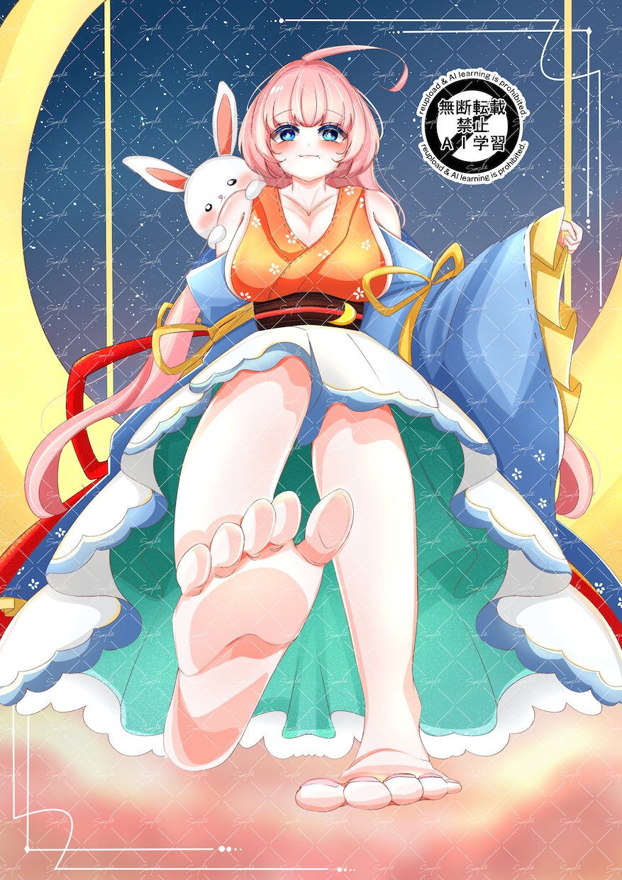 アイコン、立ち絵、可愛いイラスト描きます 可愛いイラスト、VTuberキャラ立ち絵制作どうですか？ イメージ7