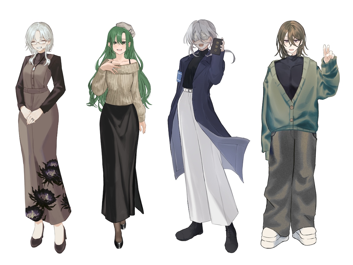 立ち絵・アイコン・SD制作します 表情差分〇／ラフ修正無料/性癖に刺さるような絵を書きます イメージ8