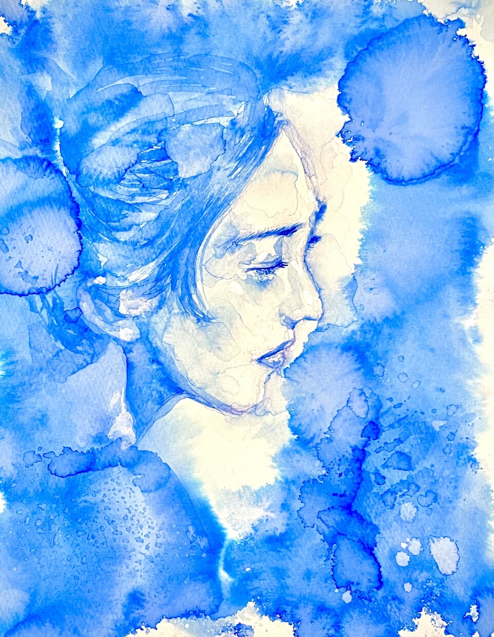手描き:アナログ:水彩風似顔絵を作成します 日常の風景を 大切な記念日を 色鮮やかに描きます イメージ6