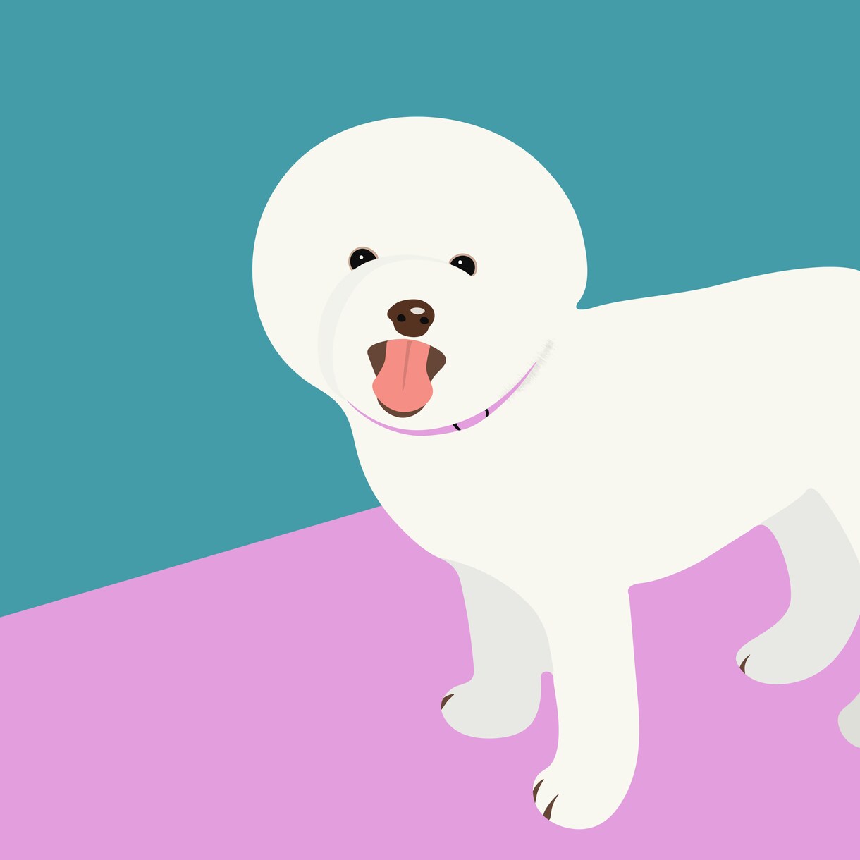 お写真をもとにペットのイラスト描きます 愛犬をベクターアートにしてみませんか イメージ3
