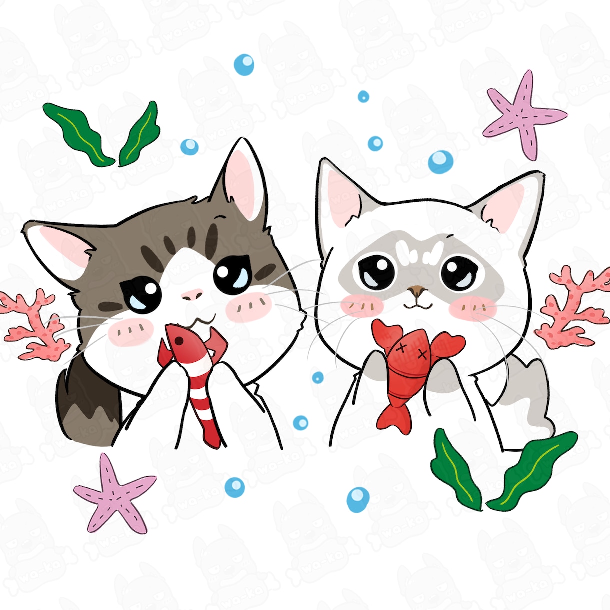 かわいいデフォルメ動物♡描きます おまかせコース!お好きな動物やペットを可愛らしくデフォルメ★ イメージ1