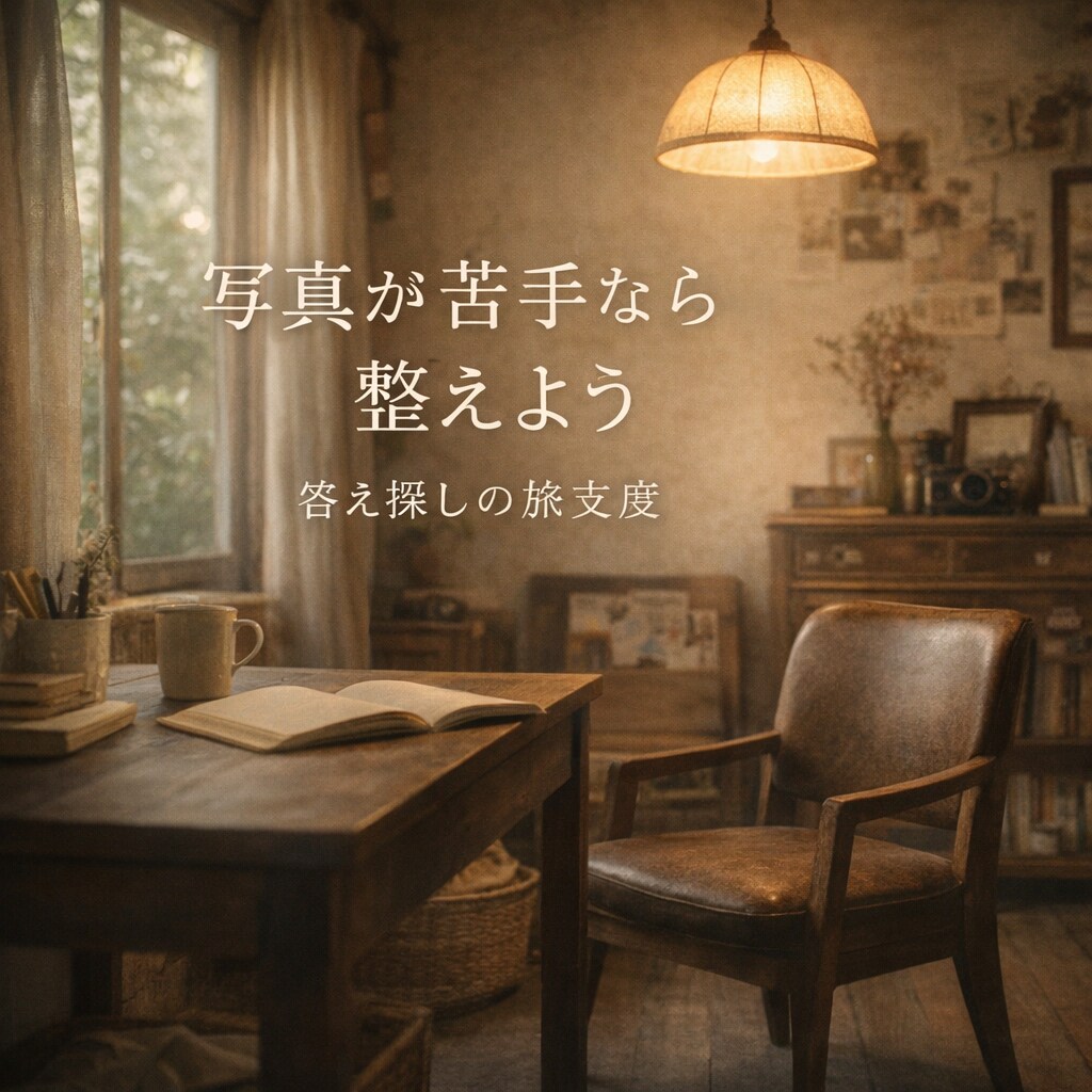 写真について思い悩んでる方にお話をお聞きします 写真が苦手なら整えよう｜答え探しの旅支度 イメージ1