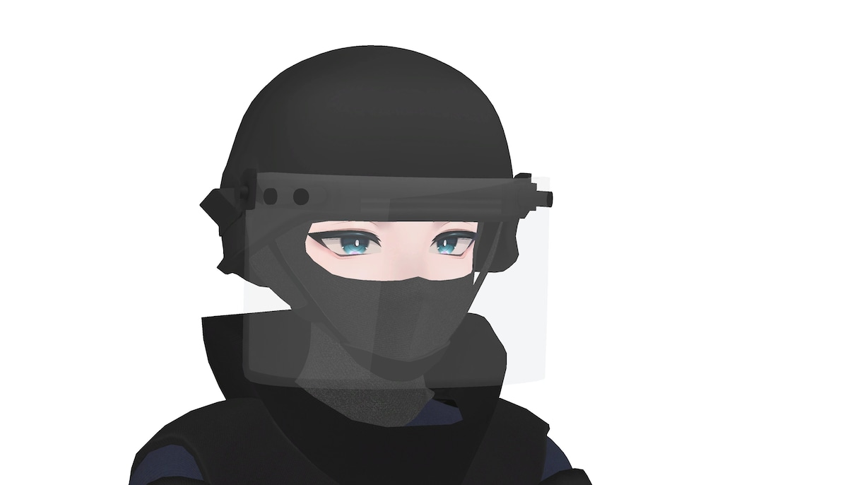 ハーフマスクまたはバラクラバの製作致します 貴方だけの顔用マスクモデルを作ってみませんか？ イメージ5