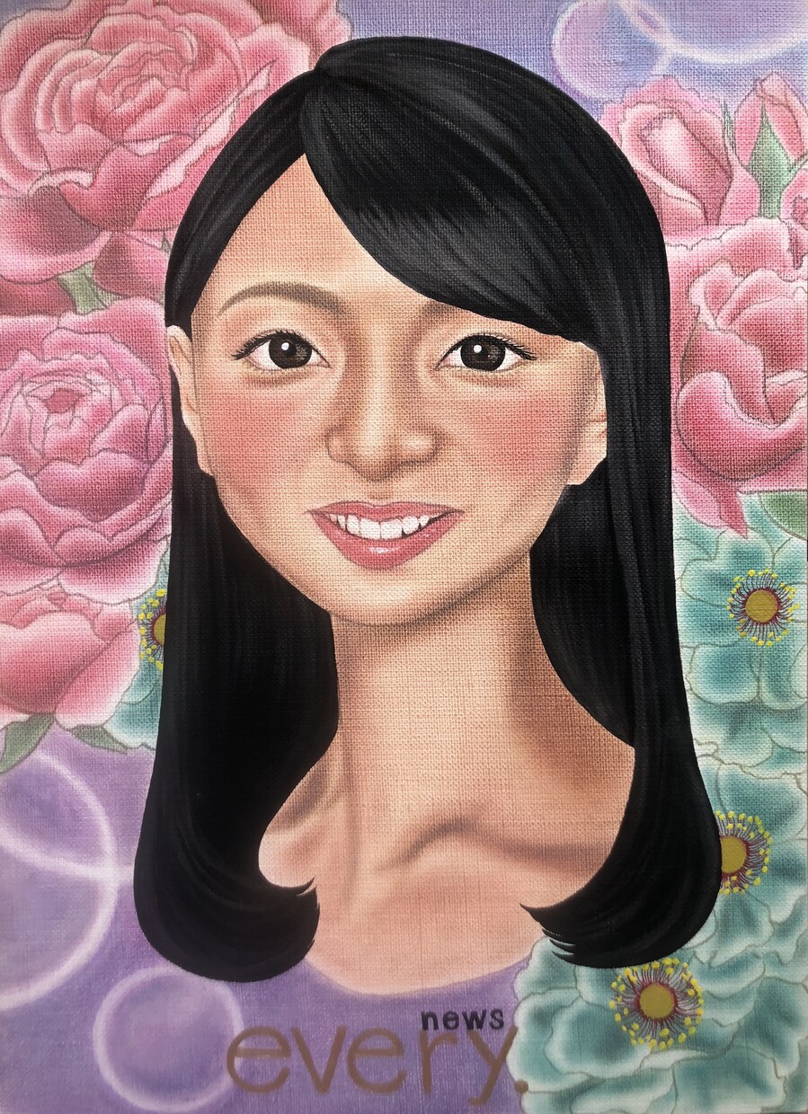 化粧品で似顔絵描きます 化粧品で似顔絵をお描きします。チラシ、DMデザイン承ります！ イメージ1