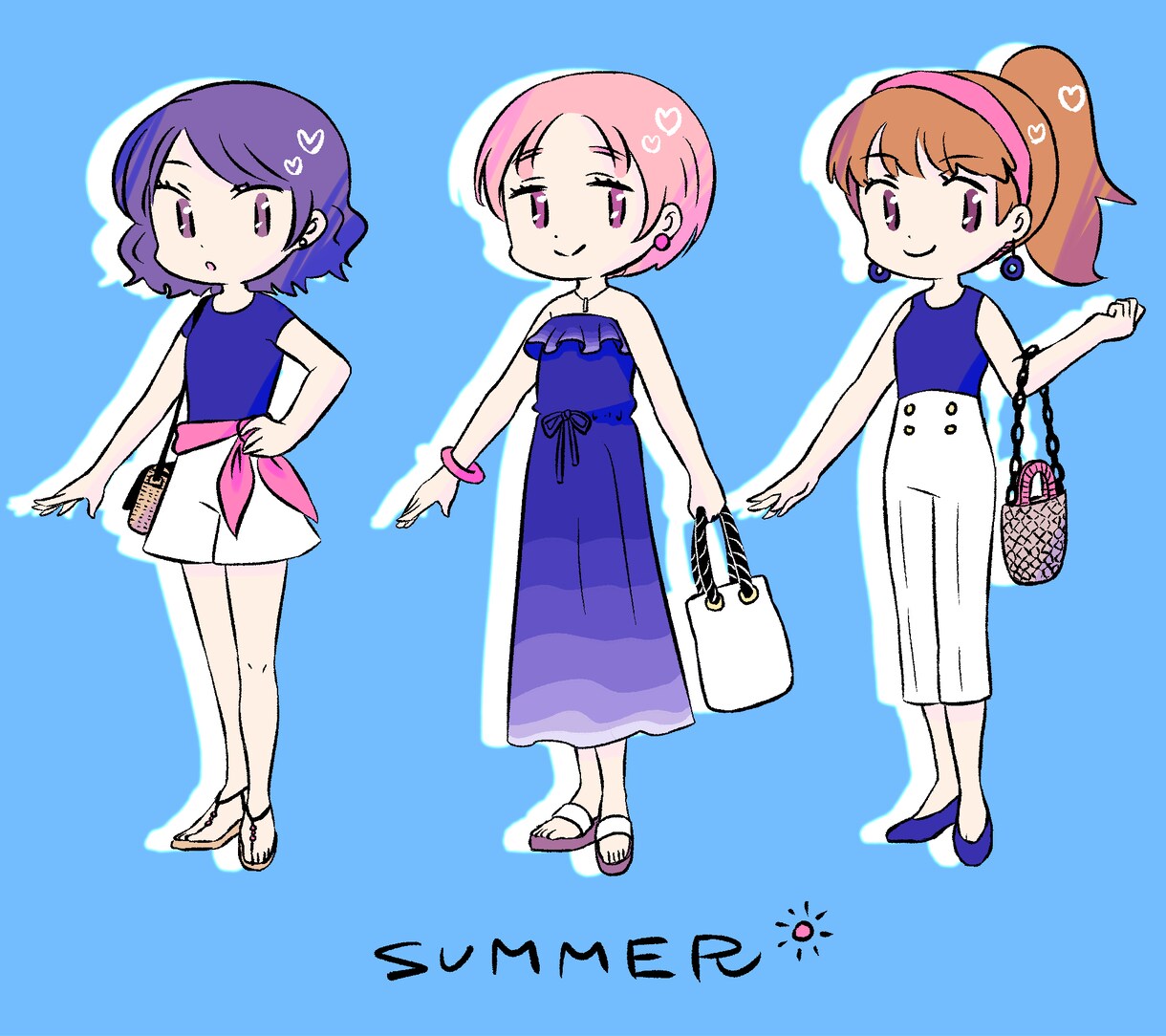 目を引くかわいいデフォルメイラスト作成します イメージ通りのイラストを作成できるよう協力致します！ イメージ1