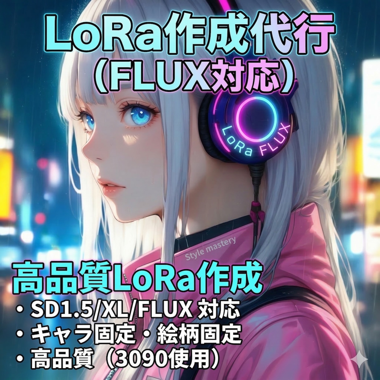 キャラ・絵柄・背景のLoRAを制作いたします 最新Illustrious対応。失敗しないLoRA制作代行。 イメージ1