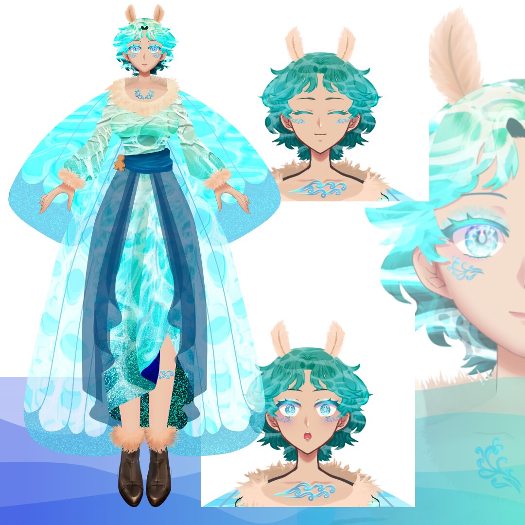 あなたのVtuberモデル制作します イラストからモデリングまで一括制作！【VTS対応】 イメージ2