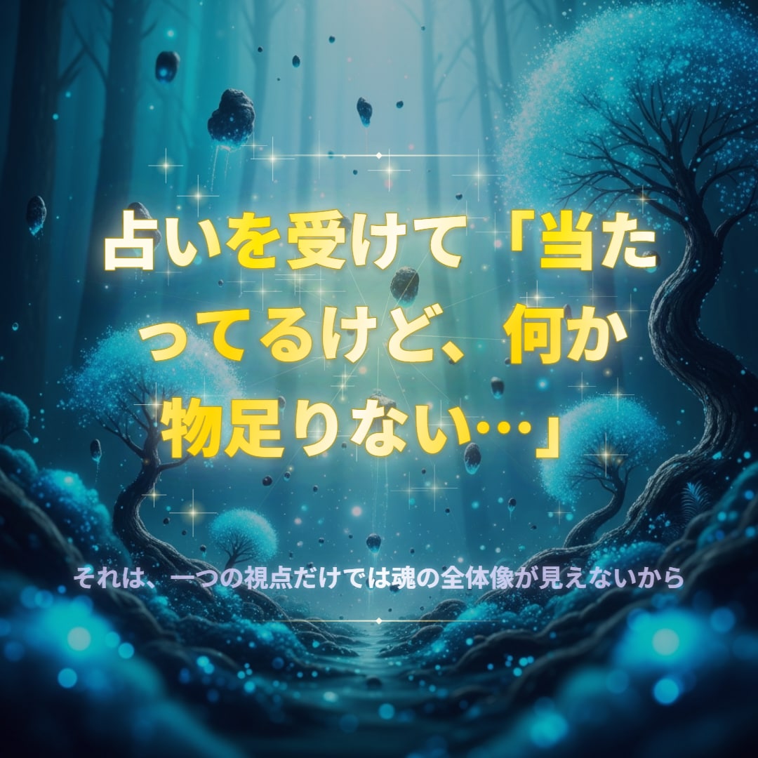 三元宇宙であなたの魂の設計図を鑑定します 西洋×東洋×古代文明、3つの叡智で本当の自分に出逢う イメージ2