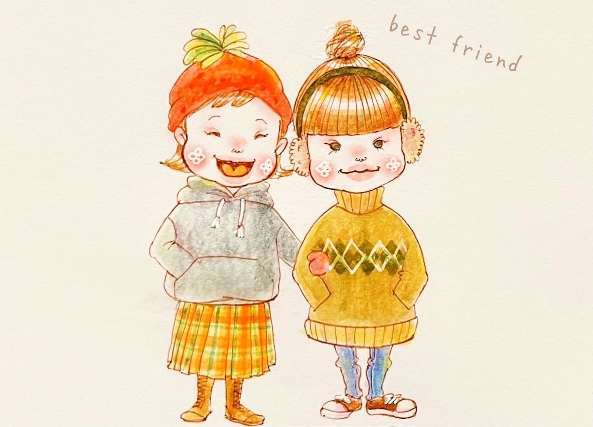 かわいい♡ミニキャラ風似顔絵イラストお描きします なんとな〜く似てる！だからアイコンやプレゼントにぴったり♪ イメージ3