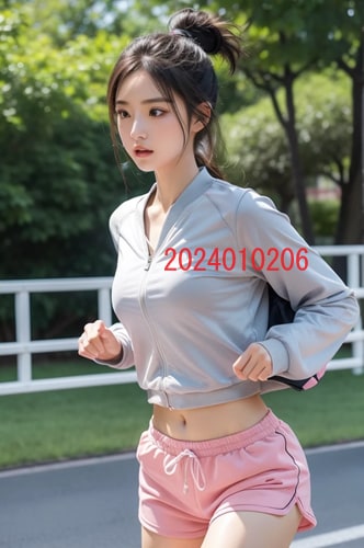 AIで作成したジョギングする女子高生の写真販売ます 実写では撮影が難しい、ジョギングする女子高生のAI写真販売 イメージ6