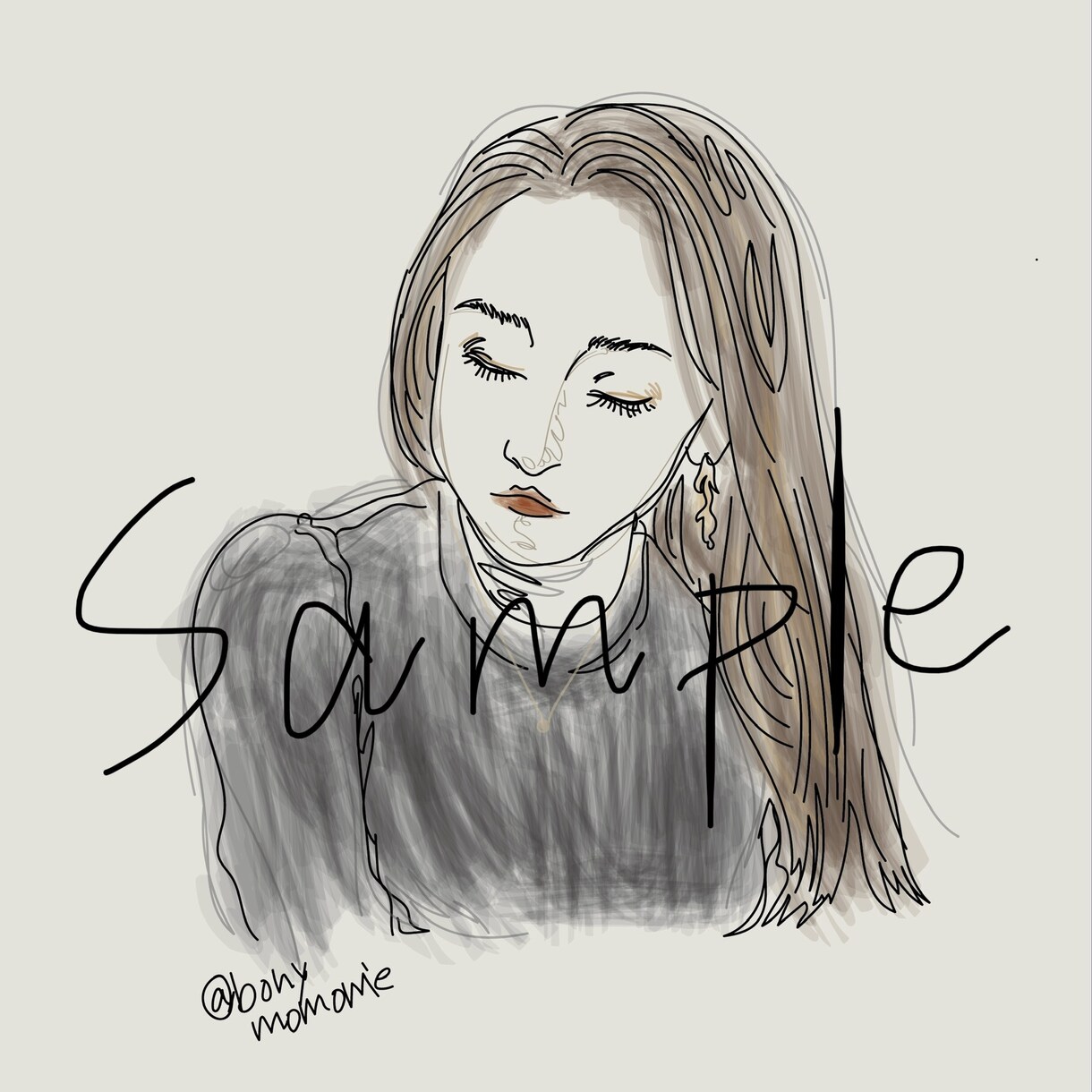 ファッションイラスト風✴︎似顔絵かきます 最短1日✴︎ファッション・映画好きな方へのプレゼントにも◎ イメージ6