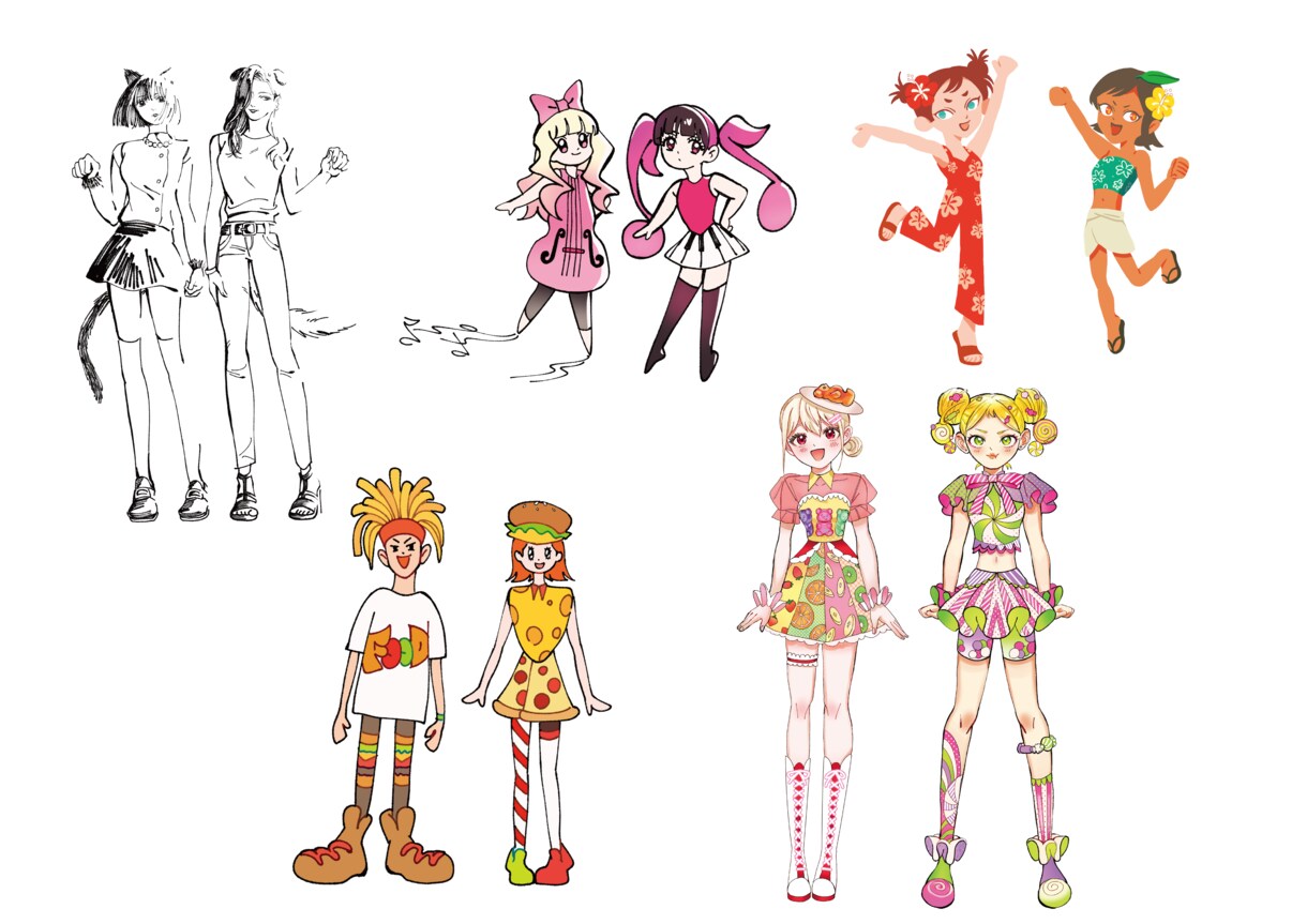 女の子のアイコンや立ち絵、イラスト制作します ポップ系やカッコイイ系の女の子を描けます！ イメージ5