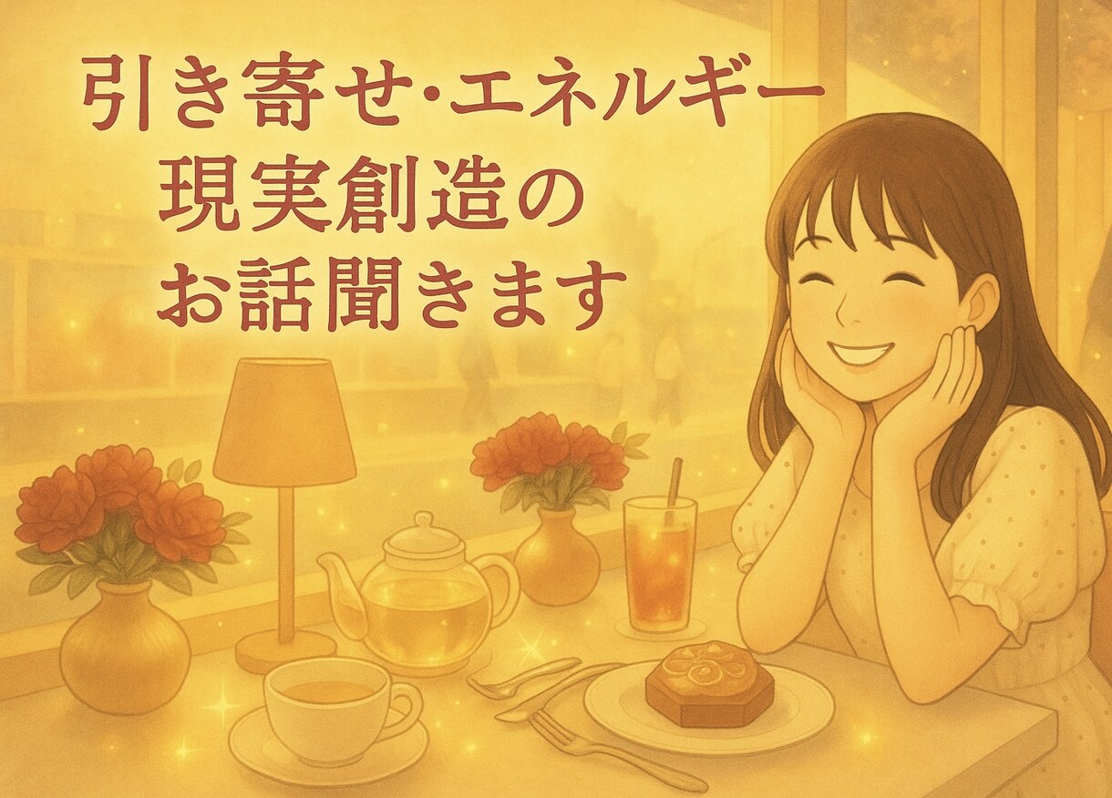 引き寄せの法則・エネルギー・現実創造のお話聞きます 意識のお話が好きな方へ♡気づきや実践の変化、話しませんか？ イメージ1