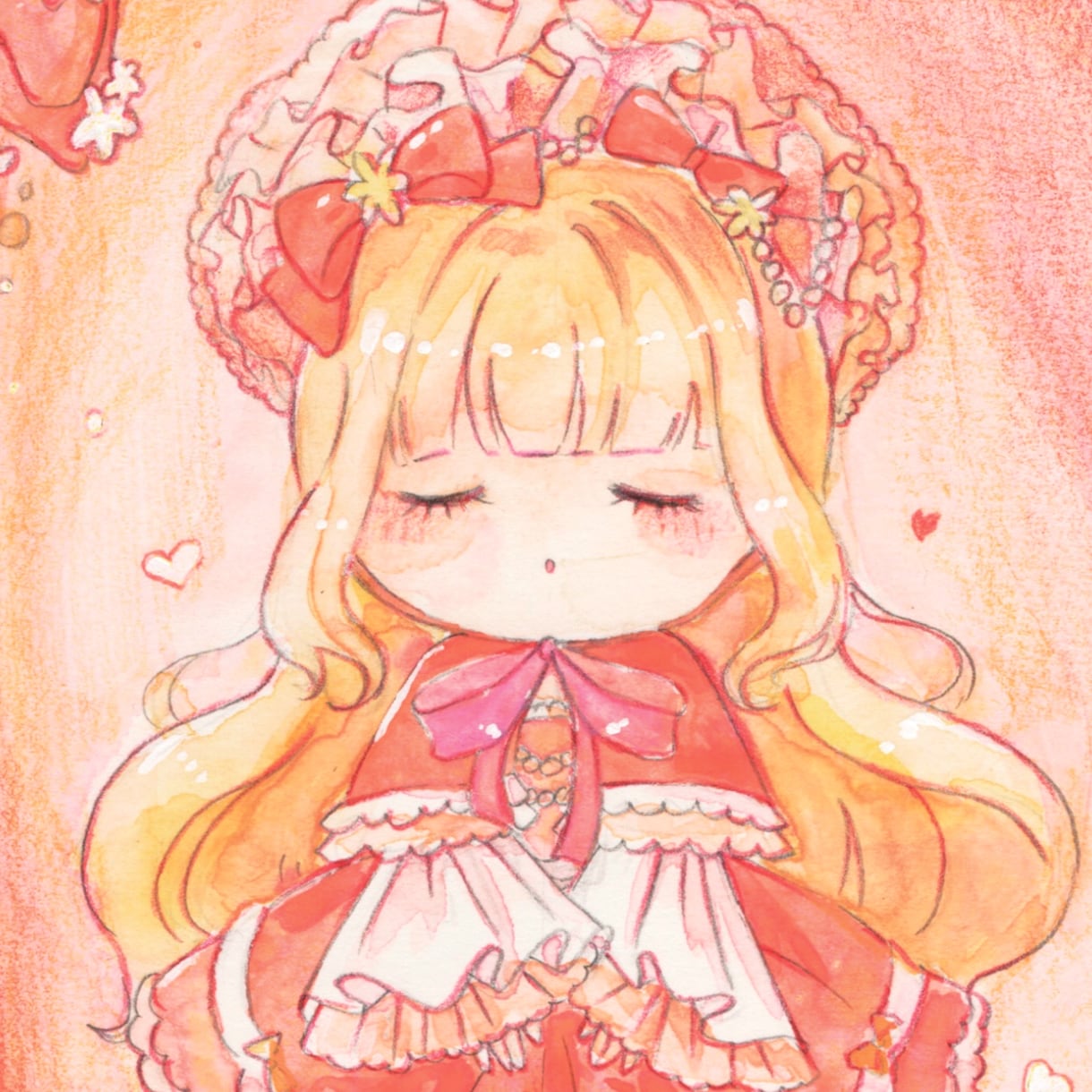 ふんわり可愛い水彩アイコン描きます やさしい色で描く、ふんわり可愛いアイコン イメージ2