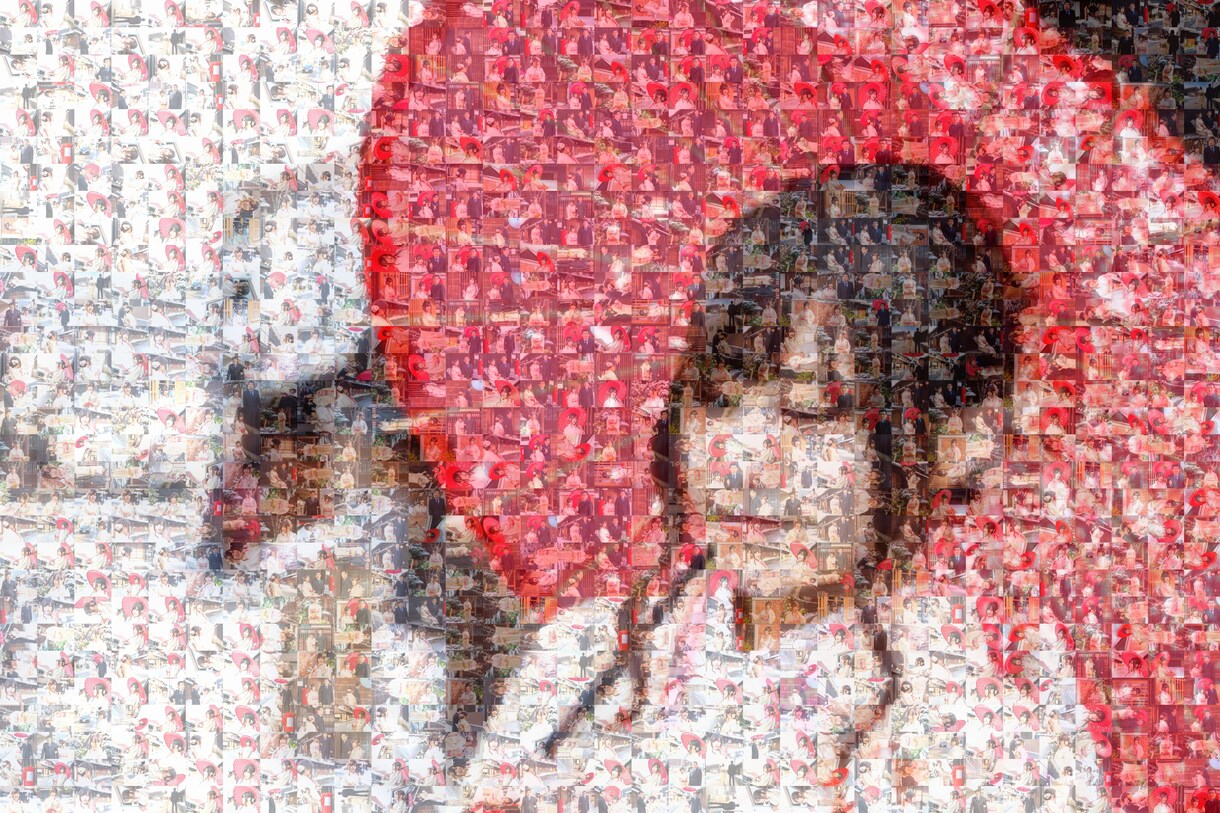 大切な人や好きな推しメンのモザイクアート作ります アプリでは作れない枚数で、好きな画像でモザイクアート作ります イメージ3
