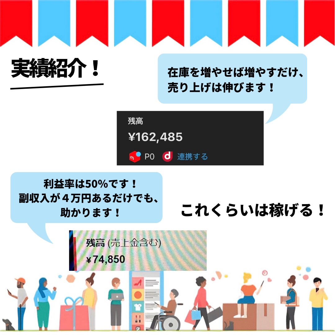 脱サラを現実に！中国輸入転売完全ガイドを教えます 脱・会社依存！収入源をもう一つ持つ イメージ2