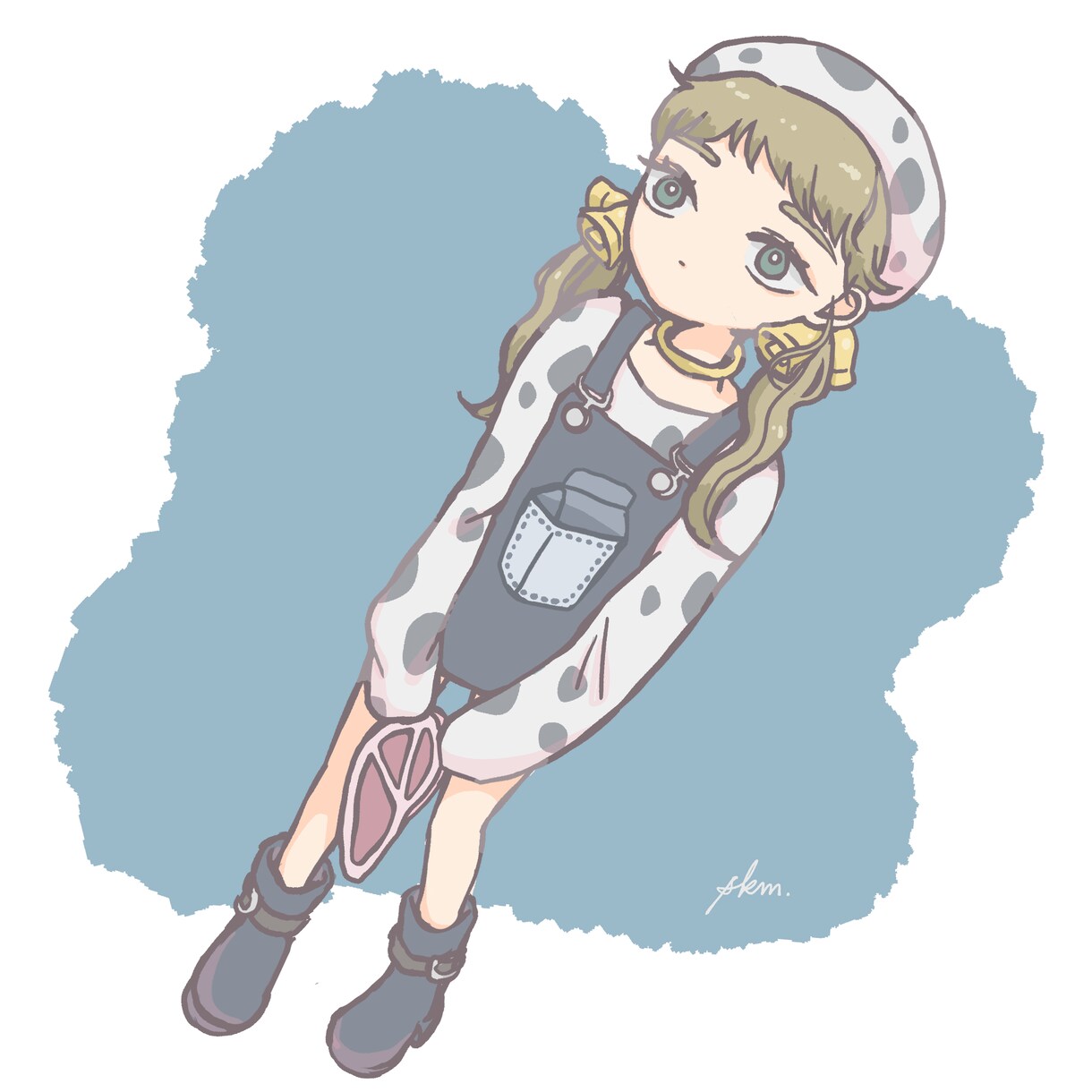 全身イラストを描きます ポップでゆるく淡いイラストを描きます！ イメージ5