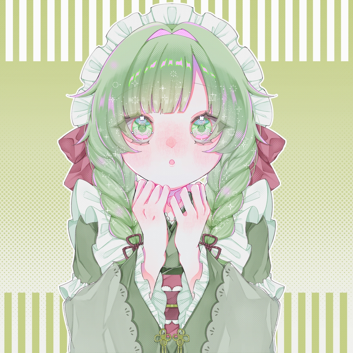 キラキラ可愛いイラストお描きします SNSで使えるアイコンお描きします イメージ4