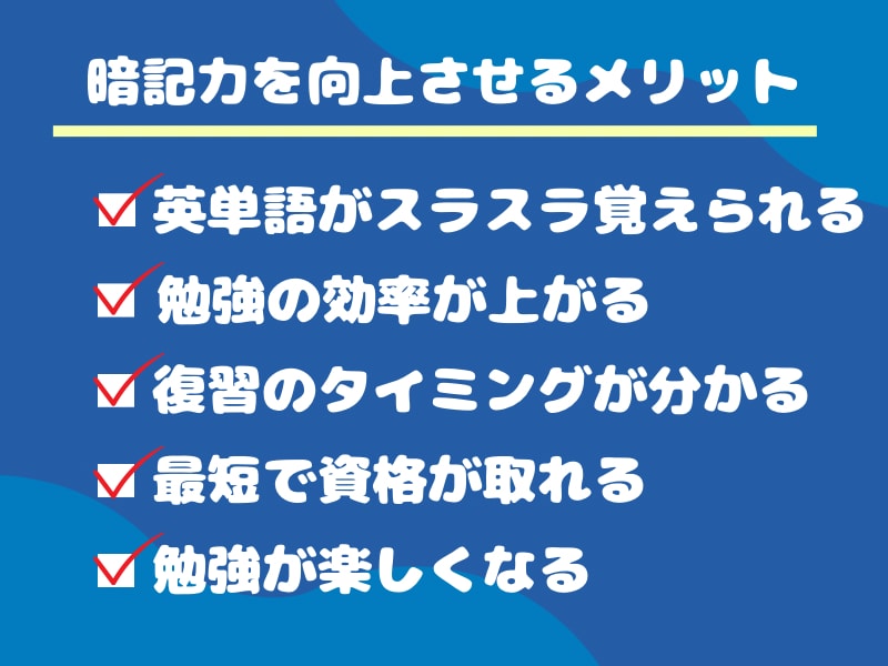 思考力が上がる記憶法を教えます 脱・丸暗記！資格、勉強、英単語に使える！記憶法！ イメージ2