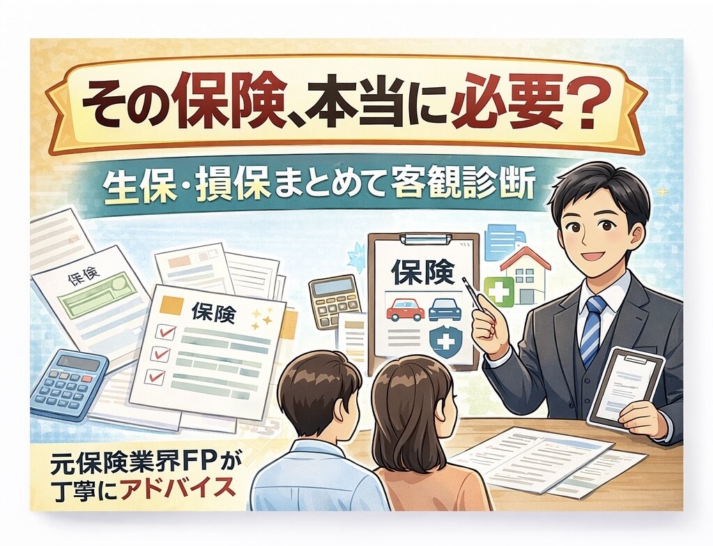 勧められた保険、本当に必要かチェックします 保険業界FPが営業トークの裏側まで客観チェック イメージ1