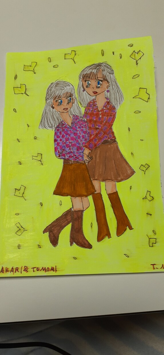 AKARI&TOMOMIフルカラー提供致しますます AKARI&TOMOMIフルオールカラー、描きます。 イメージ5