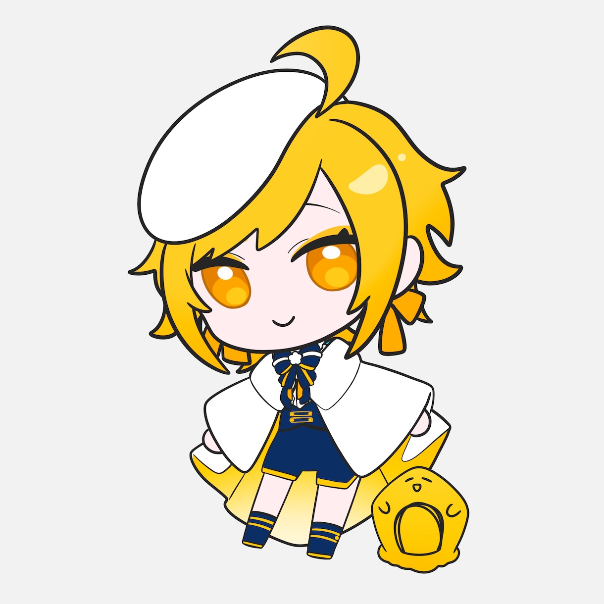 キラキラなミニキャライラスト制作いたします 一枚絵/アイコン/グッズイラスト等様々な用途に対応いたします イメージ1