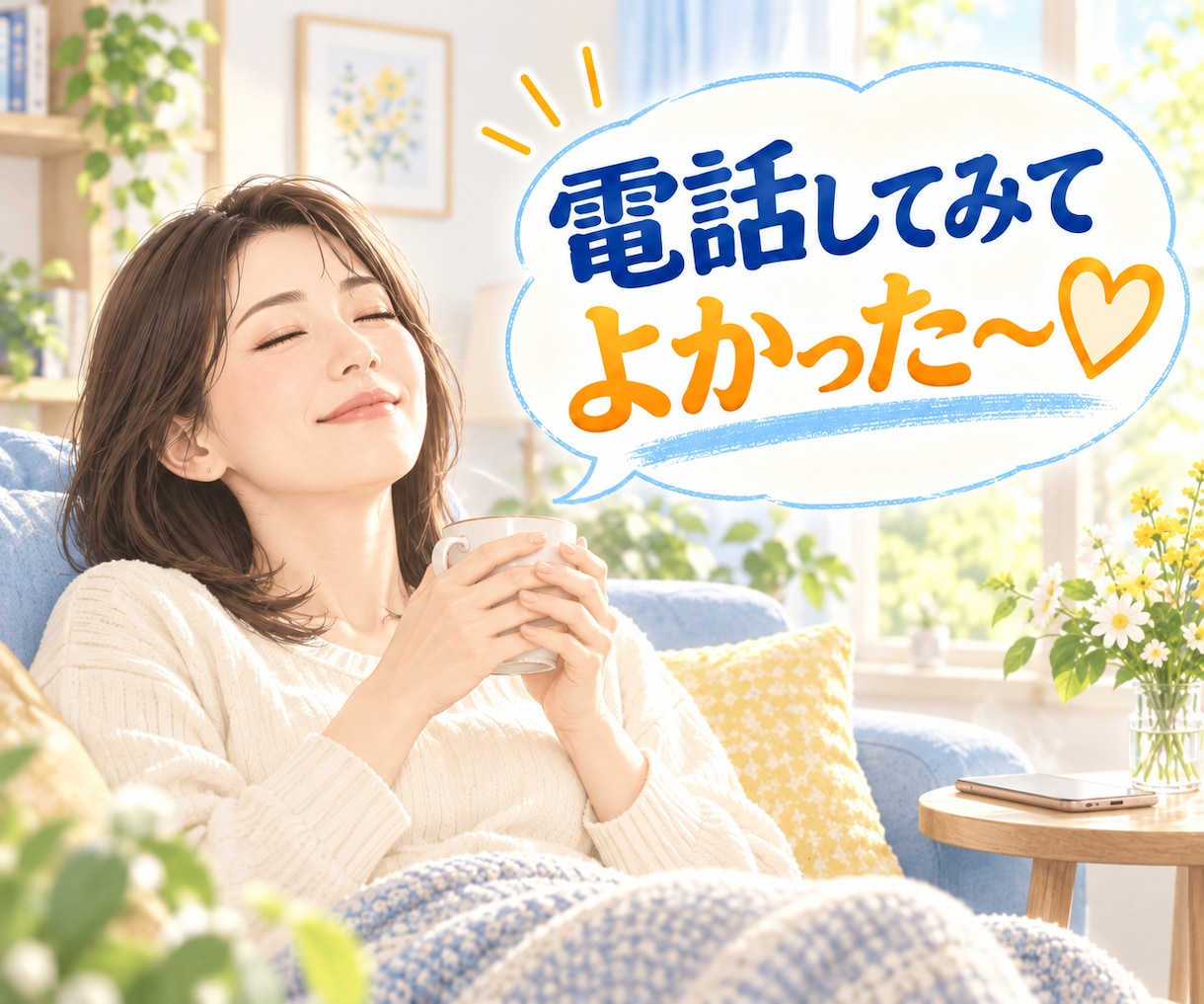 ほっとひと息♡元添乗員の人好き占い師がお聞きします 1分でもOK！お悩み・愚痴・恋バナ・武勇伝♡ゆるっと雑談 イメージ2