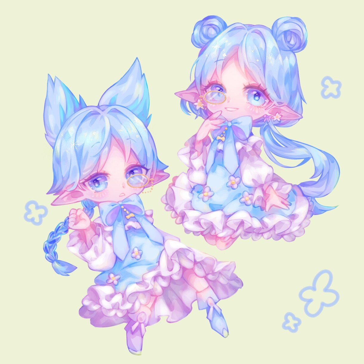 1枚絵、立ち絵制作承ります アイコン、サムネ素材、VTuberなどイラスト全般受付けます イメージ8