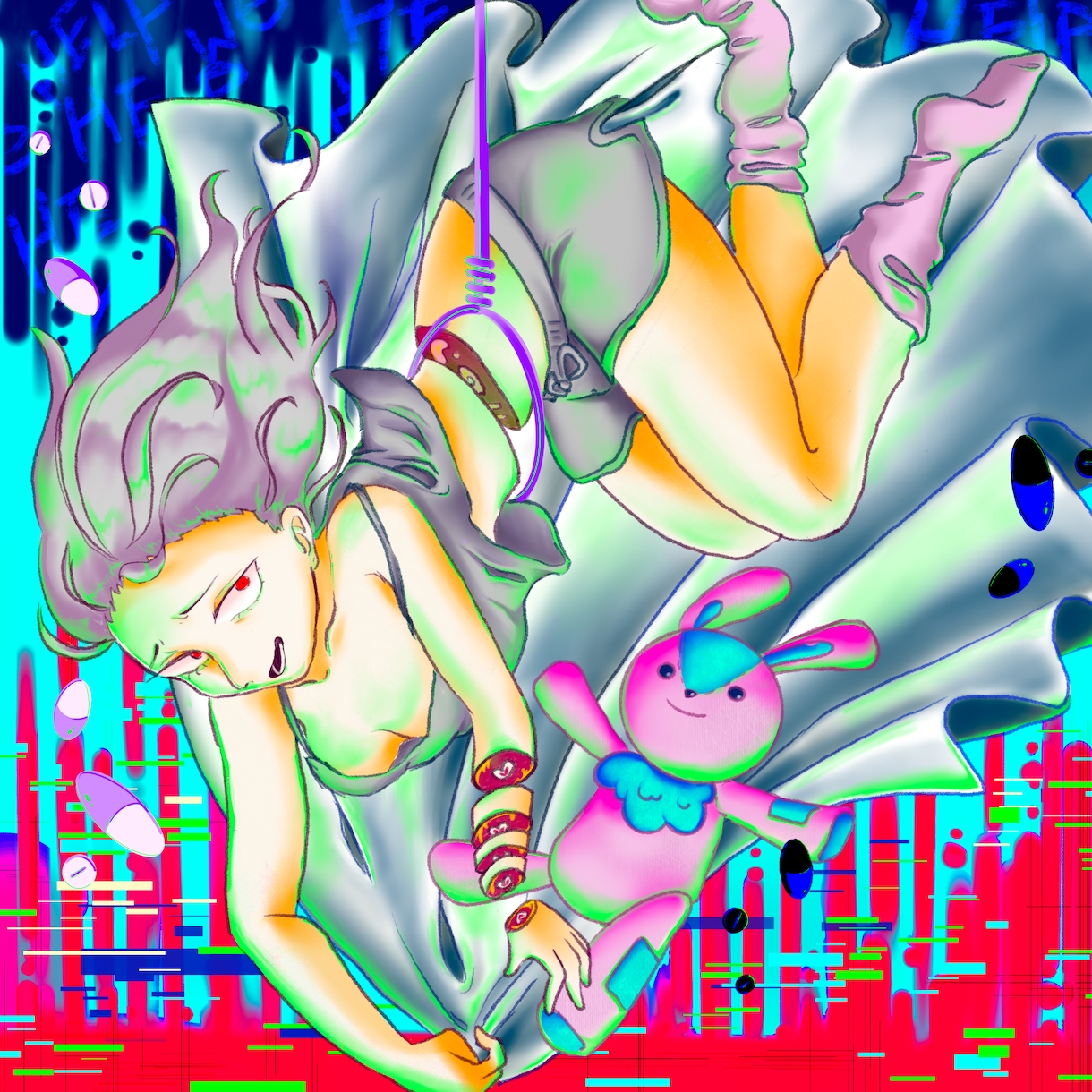 ビビットな色彩のかわいいイラストを描きます 楽曲のジャケット作成経験アリ！ヘッダー等にも対応します！ イメージ5