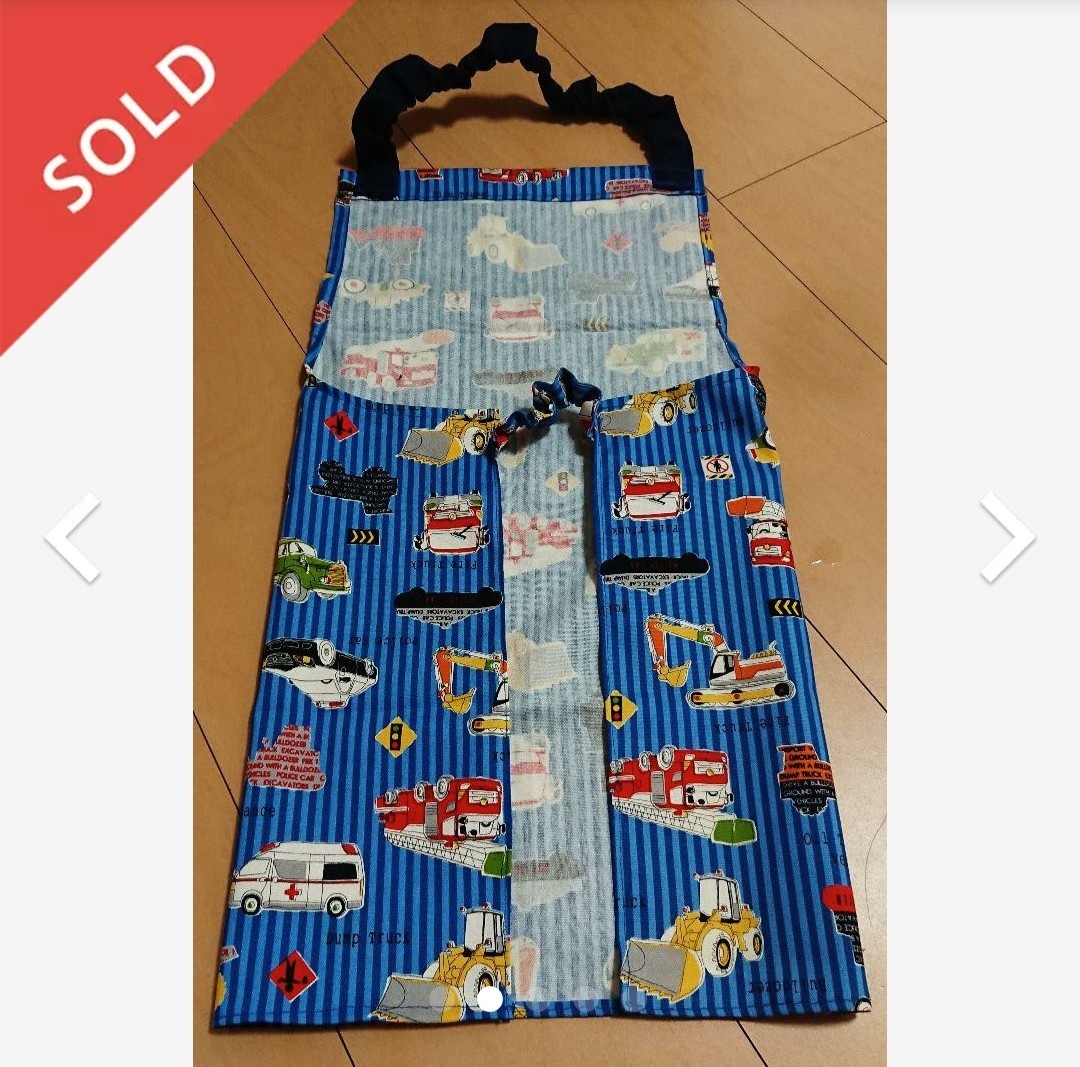 お子様の好きな生地でキッズエプロン作成します 3兄弟ママ、他サイトで100品以上完売！！ イメージ2