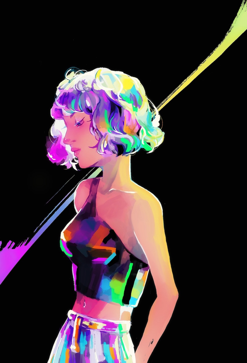カラフルで個性的なあなたのためのイラスト作成します カラフルで個性的な世界観が好きな方へ イメージ5