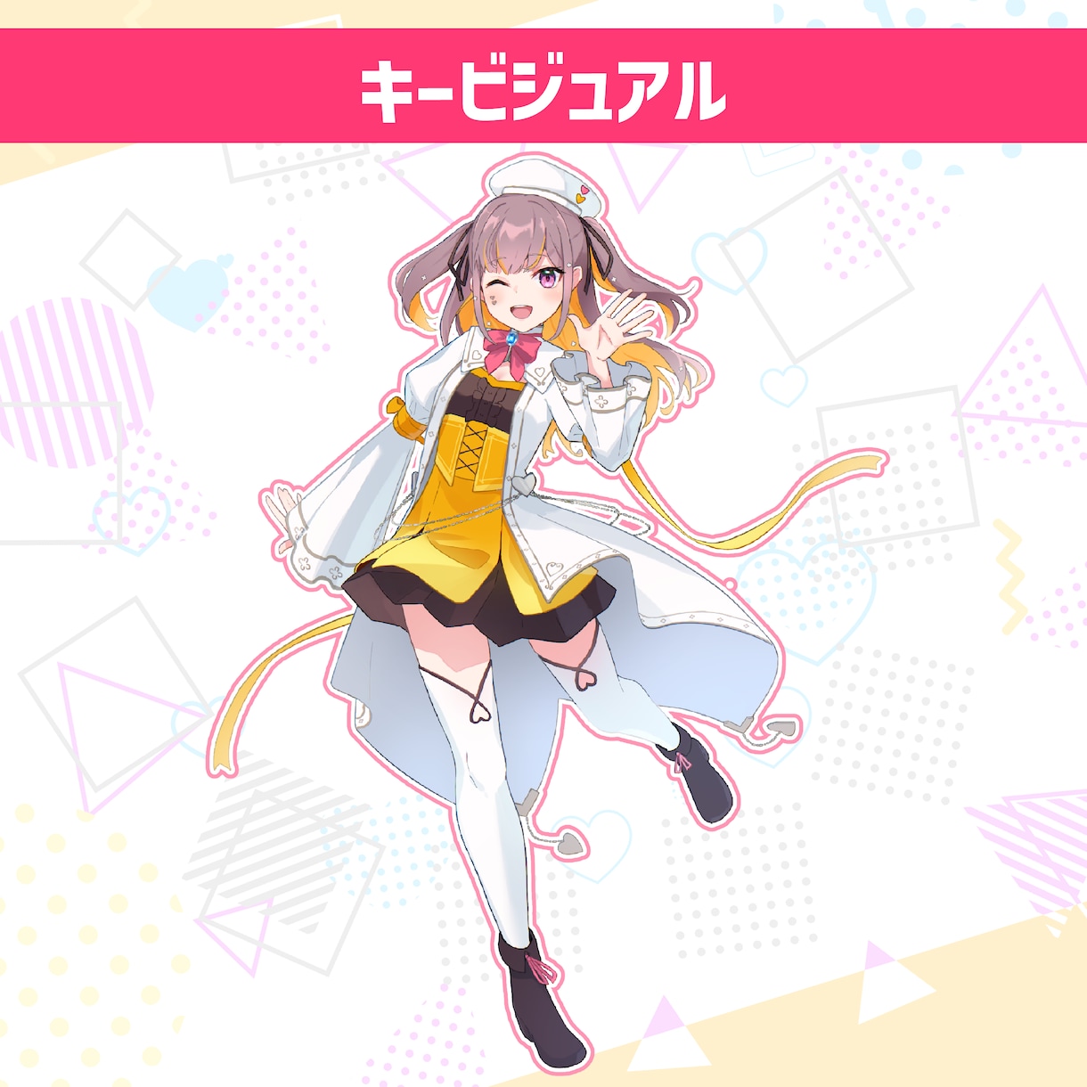 Live2D用パーツ分けイラスト描きます Vtuberキャラクターデザイン・live2D用パーツ分け イメージ5